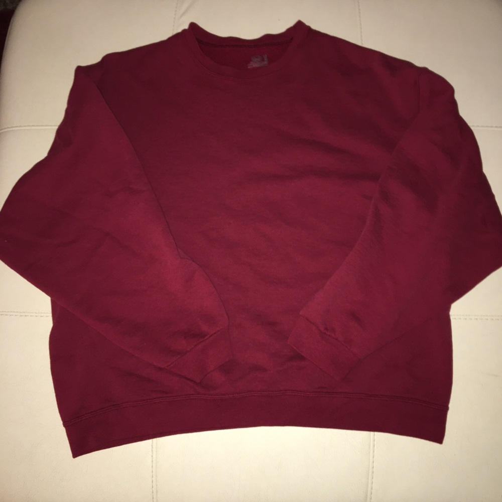 Red Crew Neck